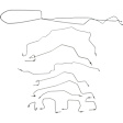 919-177 OE Solutions Series Brake Line, Stainless Steel