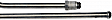 919-844 Fuel Line, Fuel Line, 0.36 in. OD, 0.5 in. OD Silver, Steel, OE Solutions Series