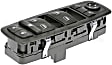 920-401 Front, Driver Side OE Solutions Series Window Switch Black