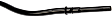 921-037 Help Series Oil Dipstick Tube - Black, Metal, Direct Fit