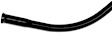 921-044 Help Series Oil Dipstick Tube - Black, Metal, Direct Fit