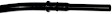 921-044 Help Series Oil Dipstick Tube - Black, Metal, Direct Fit