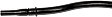 921-063 Help Series Oil Dipstick Tube - Black, Metal, Direct Fit