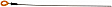 921-070 Help Series Oil Dipstick - Stainless Steel, Direct Fit, Sold individually