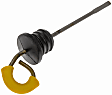 921-076 Help Series Automatic Transmission Dipstick - Yellow, Metal and Rubber, Locking, Direct Fit, Sold individually