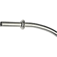921-078 Help Series Oil Dipstick Tube - Silver, Steel, Direct Fit