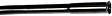 921-121 Help Series Oil Dipstick Tube - Black, Metal, Direct Fit