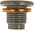 921-132 AutoGrade Series Oil Drain Plug - Silver, Carbon Steel, Direct Fit, Sold Individually