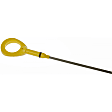 921-135 Help Series Oil Dipstick - Yellow, Metal, Plastic and Rubber, Direct Fit, Sold Individually