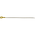 921-139 Help Series Oil Dipstick - Yellow, Metal, Plastic and Rubber, Direct Fit, Sold individually