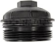 921-155 OE Solutions Series Oil Filler Cap - Black, Plastic, Direct Fit, Sold individually