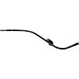 921-258 Oil Dipstick Tube - Black, Steel, Direct Fit