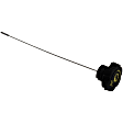 921-259 Help Series Automatic Transmission Dipstick - Black, Steel, Locking, Direct Fit, Sold Individually