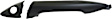 2016 Hyundai Elantra - Front, Driver Side Black Exterior Door Handle, With Key Hole, With Keyhole, Without Passive Entry, Help Series