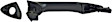 2016 Hyundai Elantra - Front, Driver Side Black Exterior Door Handle, With Key Hole, With Keyhole, Without Passive Entry, Help Series