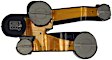 923-003 OE Solutions Series Tail Light Circuit Board - Driver Side, Plastic, Direct Fit, Sold individually