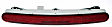 923-255 Red Lens Third Brake Light, Hatchback, OE Solutions Series