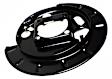924-002 Rear Brake Dust Shields Black, Steel, OE Solutions Series