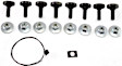 924-104 Front, Passenger Side, Lower Door Hinge