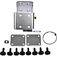 924-107 Front, Driver Side, Lower Door Hinge