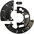 924-213 Rear Brake Dust Shields Black, Steel, OE Solutions Series