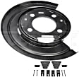 924-224 Brake Dust Shields Black, Steel, OE Solutions Series