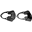 924-236 Front Brake Dust Shields Black, Steel, OE Solutions Series