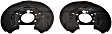 924-238 Brake Backing Plate - Direct Fit, Set of 2