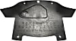 2013 Dodge Charger - Front, Driver or Passenger Side, Rear Section Fender Liner, Engine Shield, OE Solutions Series