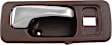 92430 Front, Passenger Side Brown Interior Door Handle, Without Door Lock Button, Help Series