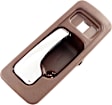 92430 Front, Passenger Side Brown Interior Door Handle, Without Door Lock Button, Help Series