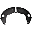 924-371 Front Brake Dust Shields Black, Steel, OE Solutions Series