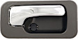 92442 Rear, Passenger Side Gray Interior Door Handle, Without Door Lock Button, Help Series