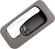 92442 Rear, Passenger Side Gray Interior Door Handle, Without Door Lock Button, Help Series