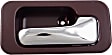 92446 Rear, Passenger Side Red Interior Door Handle, Without Door Lock Button, Help Series