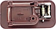 92446 Rear, Passenger Side Red Interior Door Handle, Without Door Lock Button, Help Series