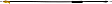 924-481 Front, Driver or Passenger Side Door Latch Cable, OE Solutions Series