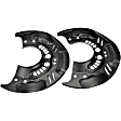 924-492 Front Brake Dust Shields, OE Solutions Series