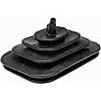 924-5111 HD Solutions Series Shift Boot - Black, Rubber, Direct Fit, Sold individually