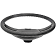 924-5234 Steering Wheel - Light Gray, Steel and Aluminum, Standard, Direct Fit, Sold individually