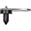 924-5522 Hood Pins - Black, Aluminum and rubber, Bumper pin, Direct Fit