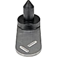 924-5522 Hood Pins - Black, Aluminum and rubber, Bumper pin, Direct Fit