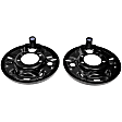 924-659 Rear Brake Dust Shields Black, Steel, OE Solutions Series