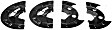 924-693 Rear Brake Dust Shields, OE Solutions Series