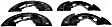 924-693 Rear Brake Dust Shields, OE Solutions Series