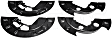 924-693 Rear Brake Dust Shields, OE Solutions Series
