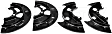 924-693 Rear Brake Dust Shields, OE Solutions Series