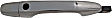 92599 Front, Passenger Side Chrome Exterior Door Handle, Without Key Hole, Help Series