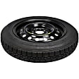 926-021 Wheel and Tire Package - Black, Steel, Direct Fit, Sold individually