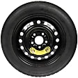 926-021 Wheel and Tire Package - Black, Steel, Direct Fit, Sold individually